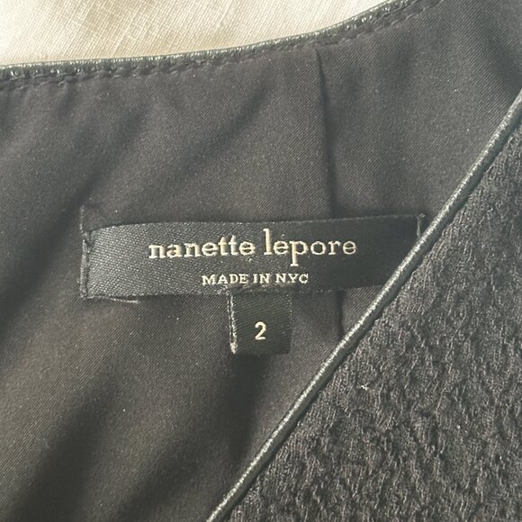 Nanette Lepore Dress, Sleeveless, Black, Size 2 - Picture 6 of 13